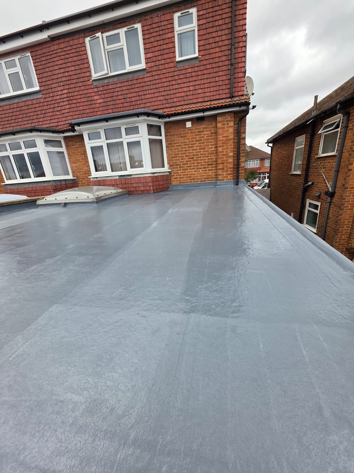 Roof Liquid Rubber Coating application